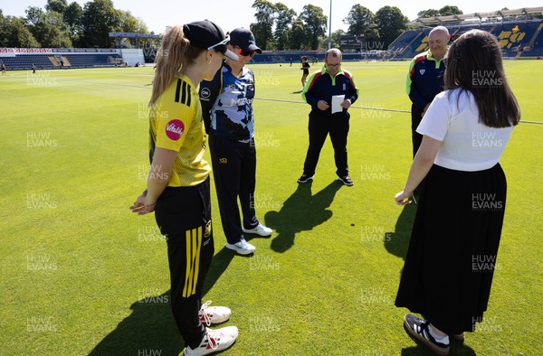 130725 -  Glamorgan Women v Gloucestershire Women, Vitality Blast Women League 2, South Group - Match mascot and coin toss