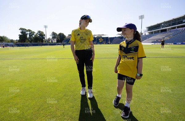 130725 -  Glamorgan Women v Gloucestershire Women, Vitality Blast Women League 2, South Group - Match mascot and coin toss