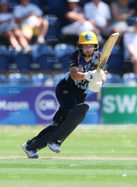 130725 -  Glamorgan Women v Gloucestershire Women, Vitality Blast Women League 2, South Group - Beth Gammon of Glamorgan Women plays a shot