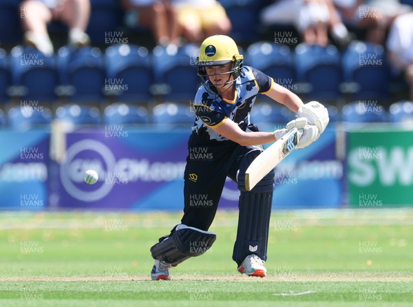 130725 -  Glamorgan Women v Gloucestershire Women, Vitality Blast Women League 2, South Group - Bethan Ellis of Glamorgan Women plays a shot