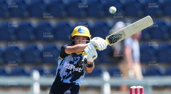 130725 -  Glamorgan Women v Gloucestershire Women, Vitality Blast Women League 2, South Group - Beth Gammon of Glamorgan Women plays a shot