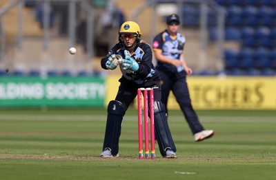 180725 - Glamorgan Women v Kent Spitfires - Vitality Blast Women League 2 - Georgia Parfitt of Glamorgan