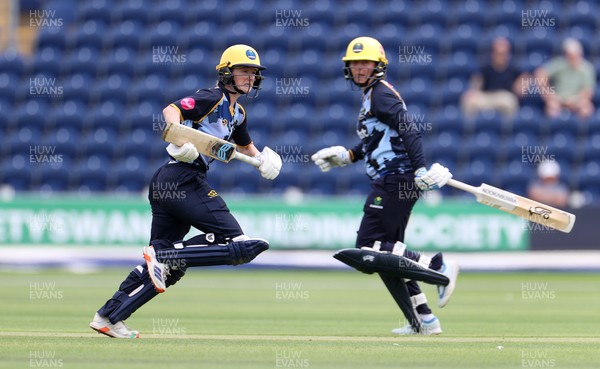 180725 - Glamorgan Women v Kent Spitfires - Vitality Blast Women League 2 - Bethan Ellis of Glamorgan batting
