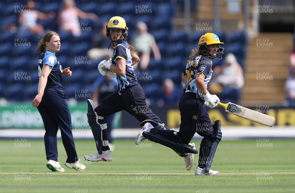 180725 - Glamorgan Women v Kent Spitfires - Vitality Blast Women League 2 - Eve Jackson of Glamorgan batting