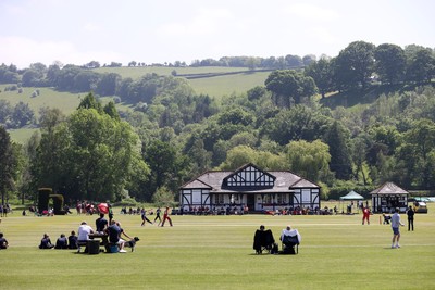 170525 - Glamorgan Women v Lancashire Thunder - T20 Women�s County Cup - General View of the cricket pavilion at Christ College Brecon