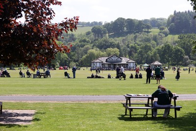 170525 - Glamorgan Women v Lancashire Thunder - T20 Women�s County Cup - General View of the cricket pavilion at Christ College Brecon