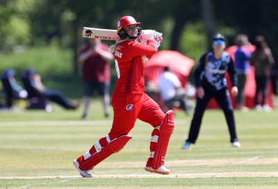 170525 - Glamorgan Women v Lancashire Thunder - T20 Women�s County Cup - Sophie Ecclestone of Lancashire batting