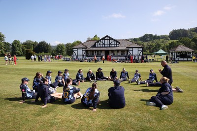 170525 - Glamorgan Women v Lancashire Thunder - T20 Women�s County Cup - Glamorgan after the game