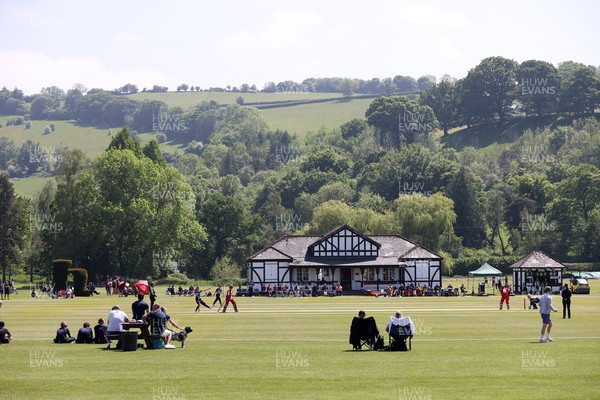 170525 - Glamorgan Women v Lancashire Thunder - T20 Women�s County Cup - General View of the cricket pavilion at Christ College Brecon