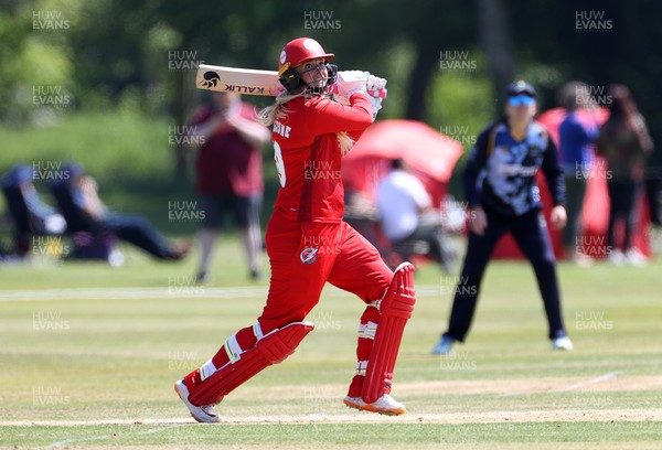 170525 - Glamorgan Women v Lancashire Thunder - T20 Women�s County Cup - Sophie Ecclestone of Lancashire batting