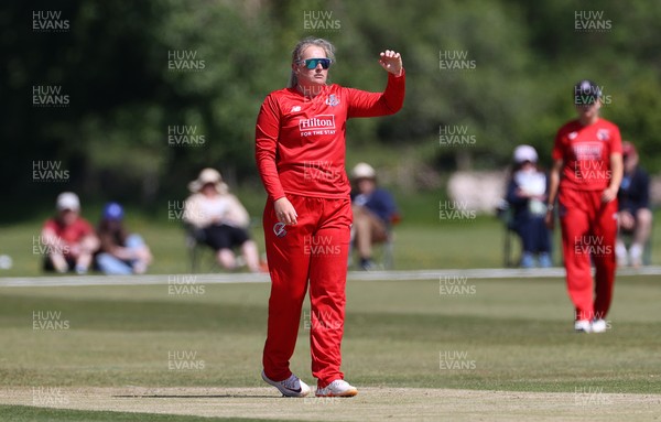 170525 - Glamorgan Women v Lancashire Thunder - T20 Women�s County Cup - Sophie Ecclestone of Lancashire bowling