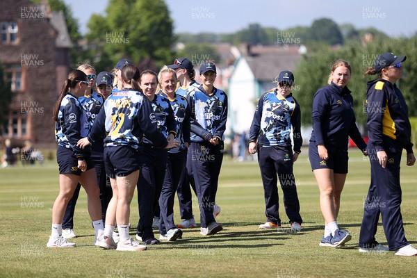 170525 - Glamorgan Women v Lancashire Thunder - T20 Women�s County Cup - Glamorgan after the game