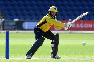 190426 - Glamorgan Women v Leicestershire Foxes Women - Metro Bank One Day Cup Women League 2 - Lauren Parfitt of Glamorgan Women batting