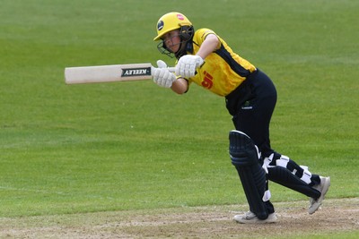 190426 - Glamorgan Women v Leicestershire Foxes Women - Metro Bank One Day Cup Women League 2 - Megan Sturge of Glamorgan Women batting
