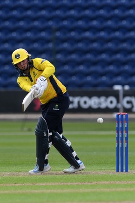 190426 - Glamorgan Women v Leicestershire Foxes Women - Metro Bank One Day Cup Women League 2 - Lauren Parfitt of Glamorgan Women batting