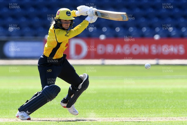 190426 - Glamorgan Women v Leicestershire Foxes Women - Metro Bank One Day Cup Women League 2 - Bethan Ellis of Glamorgan Women batting