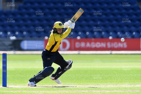 190426 - Glamorgan Women v Leicestershire Foxes Women - Metro Bank One Day Cup Women League 2 - Bethan Ellis of Glamorgan Women batting