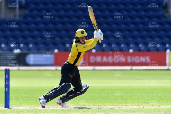 190426 - Glamorgan Women v Leicestershire Foxes Women - Metro Bank One Day Cup Women League 2 - Bethan Ellis of Glamorgan Women batting