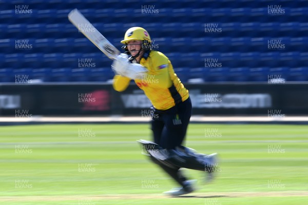 190426 - Glamorgan Women v Leicestershire Foxes Women - Metro Bank One Day Cup Women League 2 - Lauren Parfitt of Glamorgan Women batting
