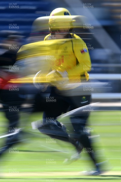 190426 - Glamorgan Women v Leicestershire Foxes Women - Metro Bank One Day Cup Women League 2 - Bethan Ellis of Glamorgan Women runs a single