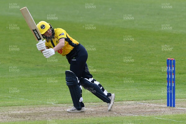 190426 - Glamorgan Women v Leicestershire Foxes Women - Metro Bank One Day Cup Women League 2 - Megan Sturge of Glamorgan Women batting