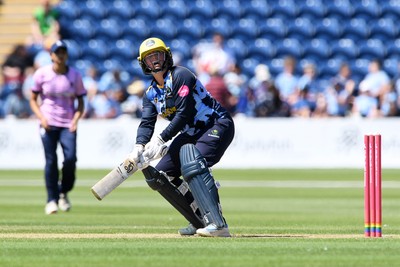 030726 - Glamorgan Women v Middlesex Women - Vitality Blast Women League 2 - Lauren Parfitt of Glamorgan Women batting