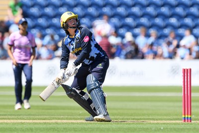 030726 - Glamorgan Women v Middlesex Women - Vitality Blast Women League 2 - Lauren Parfitt of Glamorgan Women batting