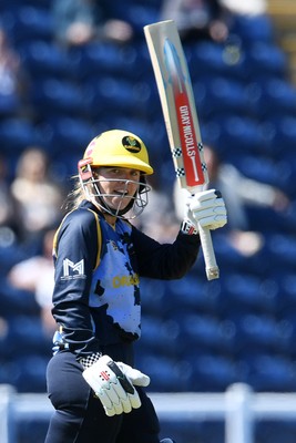 030726 - Glamorgan Women v Middlesex Women - Vitality Blast Women League 2 - Daisy Jeanes of Glamorgan Women hits 50