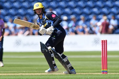 030726 - Glamorgan Women v Middlesex Women - Vitality Blast Women League 2 - Lauren Parfitt of Glamorgan Women batting