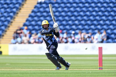 030726 - Glamorgan Women v Middlesex Women - Vitality Blast Women League 2 - Lauren Parfitt of Glamorgan Women batting