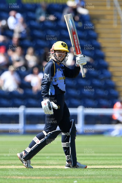 030726 - Glamorgan Women v Middlesex Women - Vitality Blast Women League 2 - Daisy Jeanes of Glamorgan Women hits 50