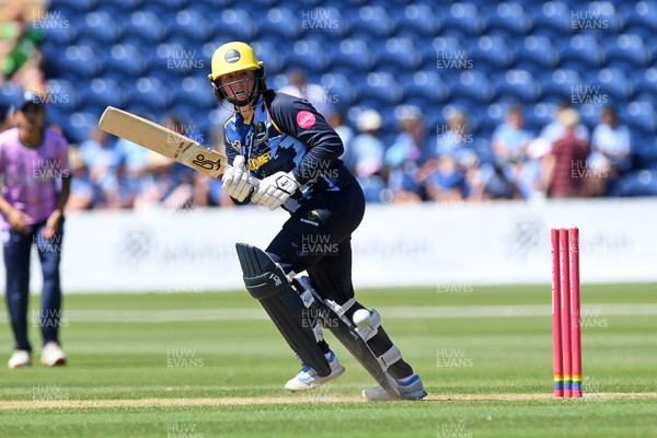 030726 - Glamorgan Women v Middlesex Women - Vitality Blast Women League 2 - Lauren Parfitt of Glamorgan Women batting