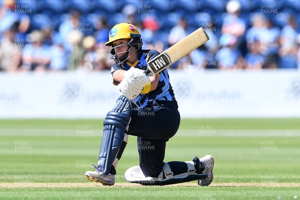 030726 - Glamorgan Women v Middlesex Women - Vitality Blast Women League 2 - Bethan Gammon of Glamorgan Women batting