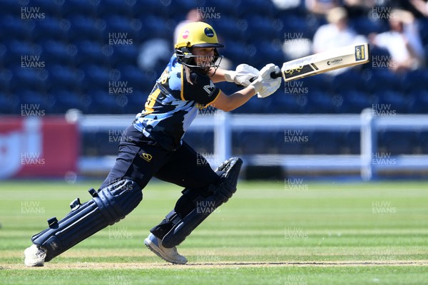 030726 - Glamorgan Women v Middlesex Women - Vitality Blast Women League 2 - Bea Ellis of Glamorgan Women batting
