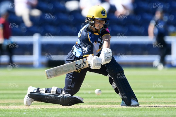 030726 - Glamorgan Women v Middlesex Women - Vitality Blast Women League 2 - Megan McColl of Glamorgan Women batting