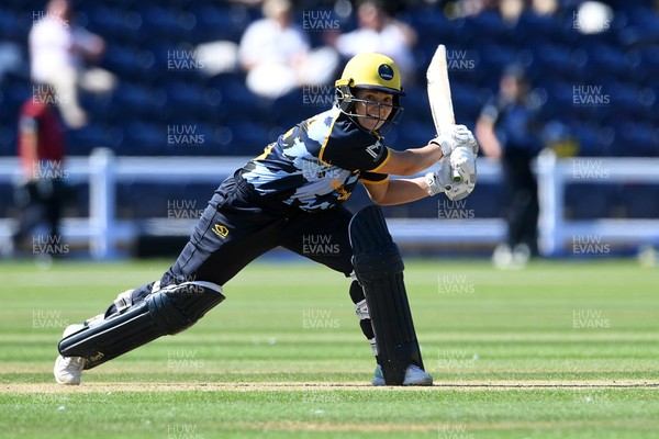 030726 - Glamorgan Women v Middlesex Women - Vitality Blast Women League 2 - Megan McColl of Glamorgan Women batting