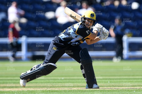 030726 - Glamorgan Women v Middlesex Women - Vitality Blast Women League 2 - Megan McColl of Glamorgan Women batting