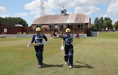 270625  Glamorgan Women v Sussex Sharks, Vitality Blast Women League Two South - Sussex Sharks take to the field ahead of the mach