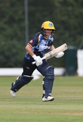 270625  Glamorgan Women v Sussex Sharks, Vitality Blast Women League Two South - Daisy Mullan of Glamorgan Women plays a shot
