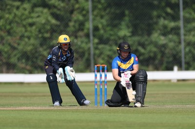 270625  Glamorgan Women v Sussex Sharks, Vitality Blast Women League Two South - Rachel King of Sussex Sharks plays a shot