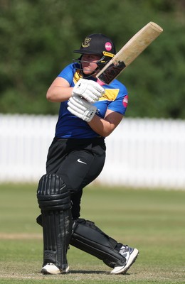 270625  Glamorgan Women v Sussex Sharks, Vitality Blast Women League Two South - Rachel King of Sussex Sharks plays a shot