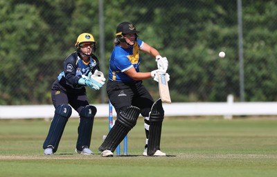 270625  Glamorgan Women v Sussex Sharks, Vitality Blast Women League Two South - Izzy Collis of Sussex Sharks plays a shot