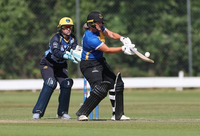 270625  Glamorgan Women v Sussex Sharks, Vitality Blast Women League Two South - Izzy Collis of Sussex Sharks plays a shot