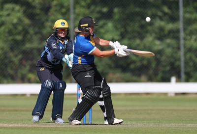 270625  Glamorgan Women v Sussex Sharks, Vitality Blast Women League Two South - Izzy Collis of Sussex Sharks plays a shot