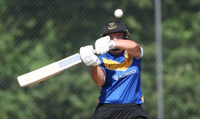 270625  Glamorgan Women v Sussex Sharks, Vitality Blast Women League Two South - Izzy Collis of Sussex Sharks plays a shot