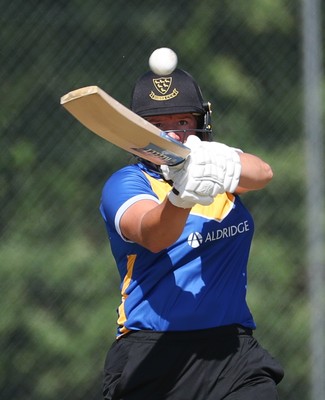 270625  Glamorgan Women v Sussex Sharks, Vitality Blast Women League Two South - Izzy Collis of Sussex Sharks plays a shot