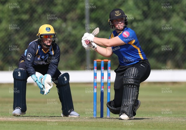 270625  Glamorgan Women v Sussex Sharks, Vitality Blast Women League Two South - Rachel King of Sussex Sharks plays a shot