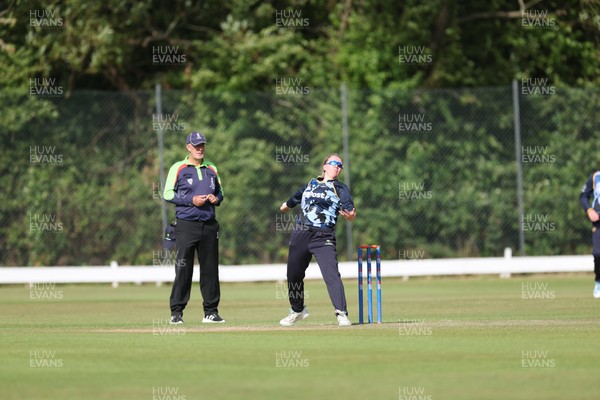 270625  Glamorgan Women v Sussex Sharks, Vitality Blast Women League Two South - Gemma Porter of Glamorgan Women bowls