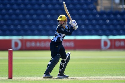 100525 - Glamorgan Women v Sussex Sharks Women, T20 Vitality Blast Women’s County Cup - Daisy Jeanes of Glamorgan Women batting