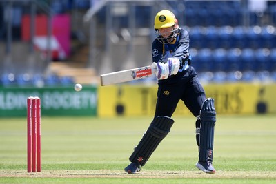 100525 - Glamorgan Women v Sussex Sharks Women, T20 Vitality Blast Women’s County Cup - Daisy Jeanes of Glamorgan Women batting